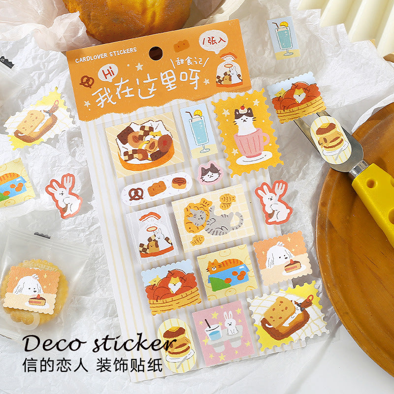 Kawaii Animal Sticker Sheet