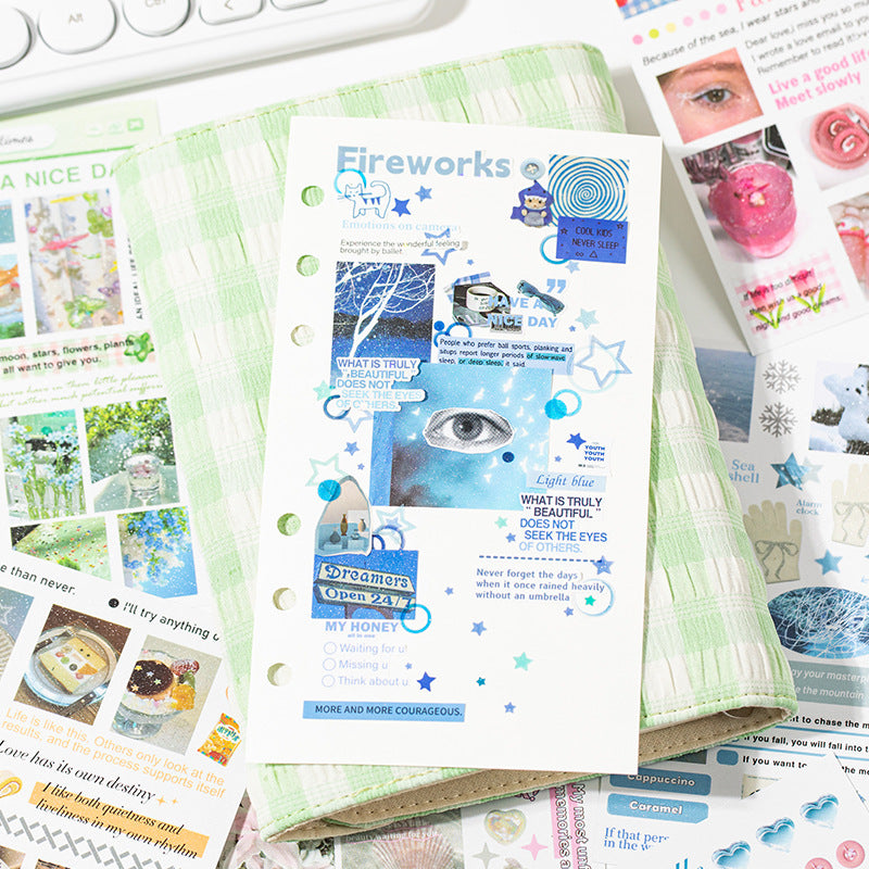 Summer Flipped Aesthetic Sticker Book