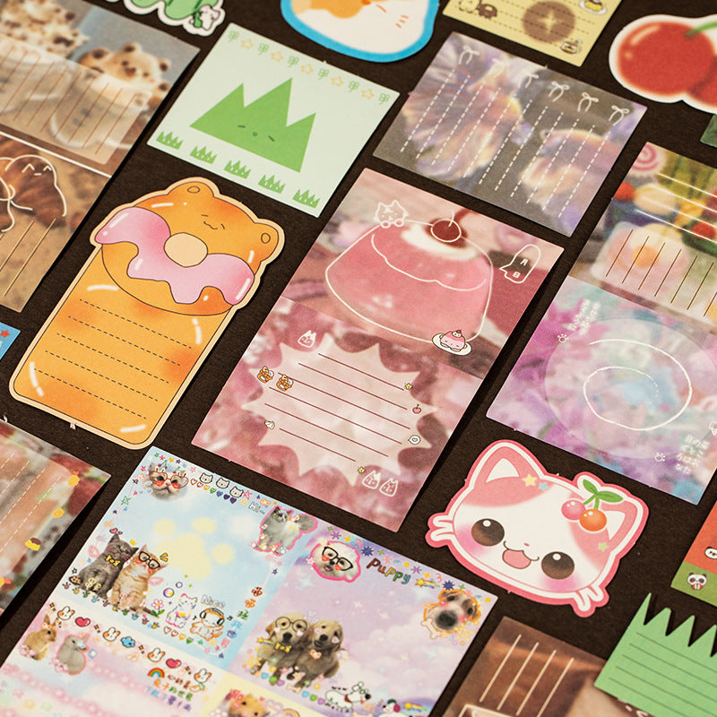 800 pcs Retro Memo Paper Set