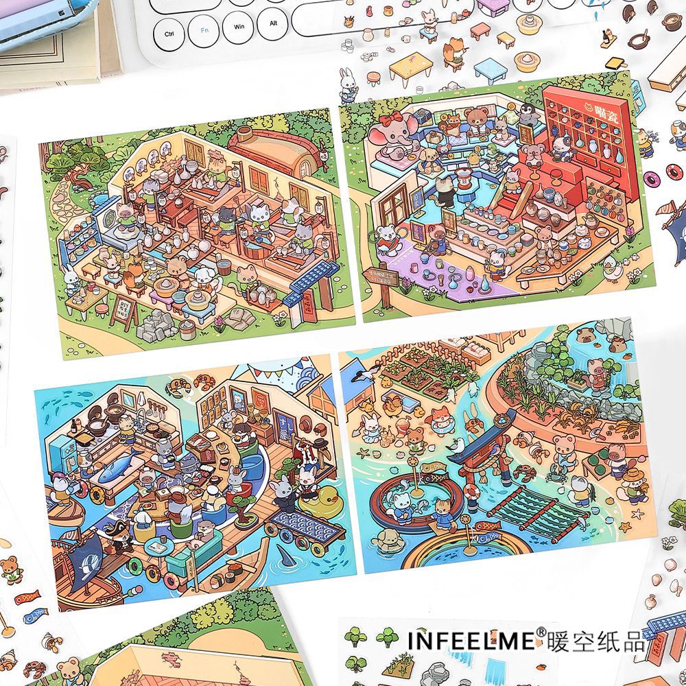 Opening Today Vol.8 Scene Sticker Sheet