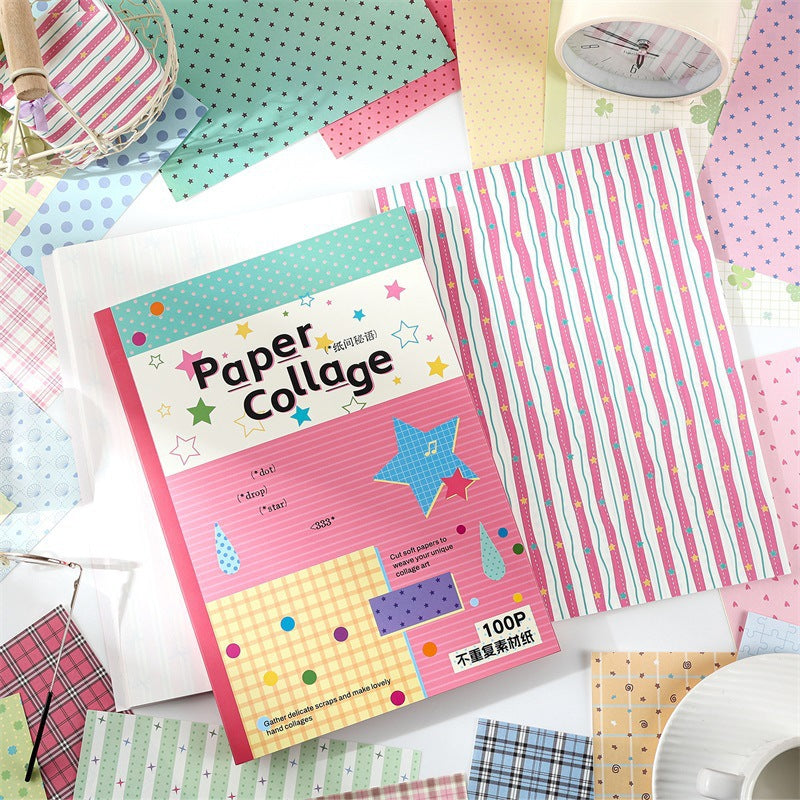 A4 Paper Collage Collection 100 pages