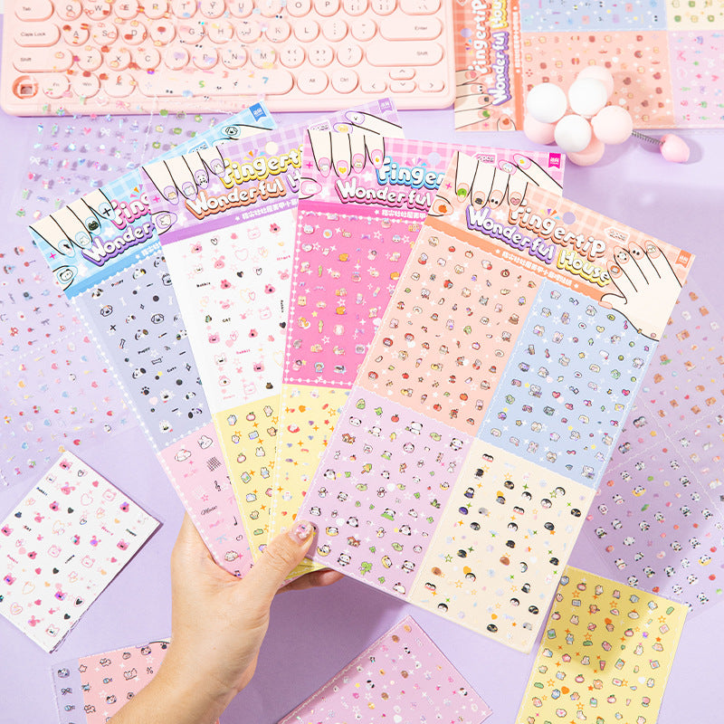 Adorable Creatures PET Nail Sticker Sheet