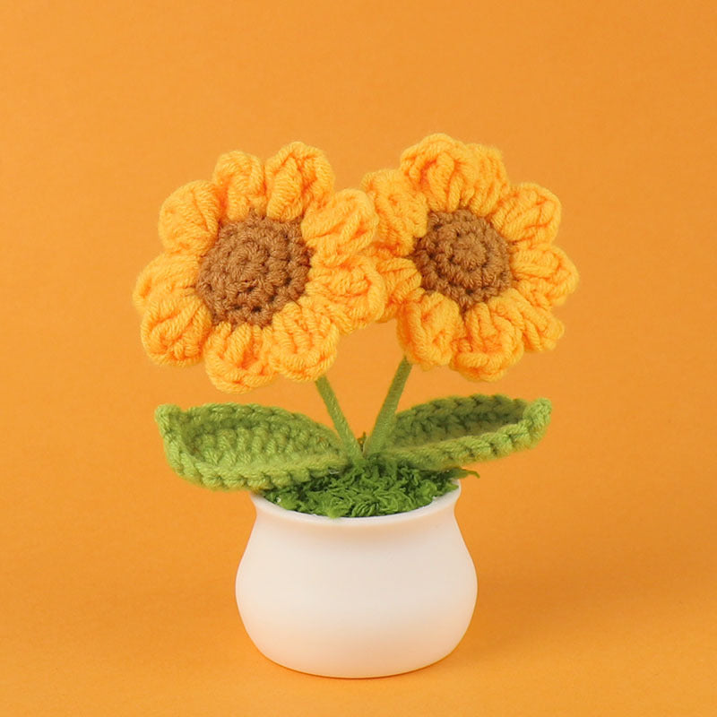 Rejoyce Handmade Crochet Potted Sunflower