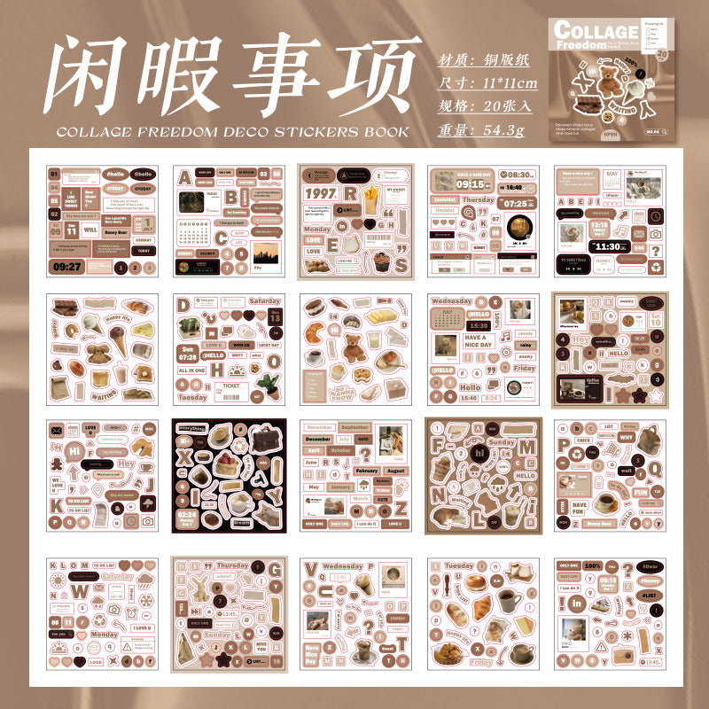600pcs INS Style Deco Sticker Book