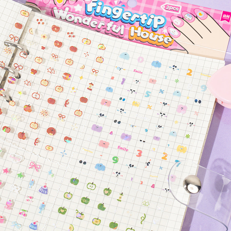 Adorable Creatures PET Nail Sticker Sheet