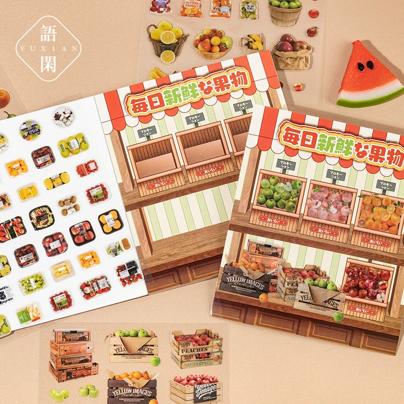 DIY Snack Vending Machine Sticker Set
