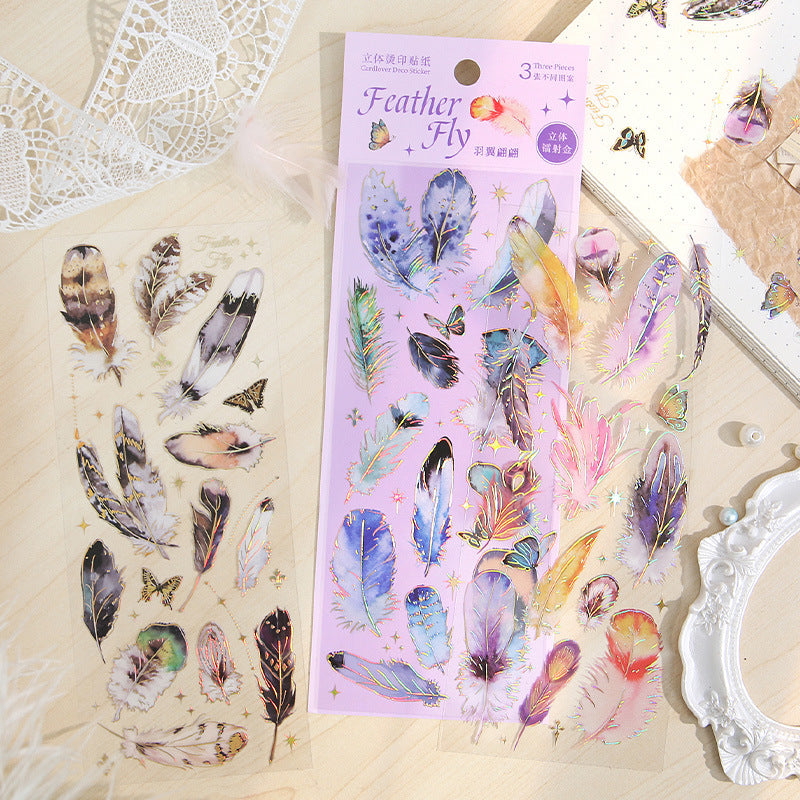 Aesthetice Creature Gold Foil Sticker Sheet