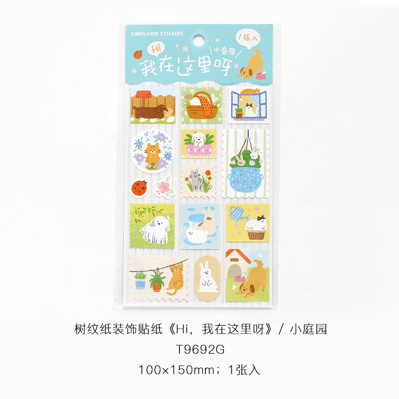 Kawaii Animal Sticker Sheet