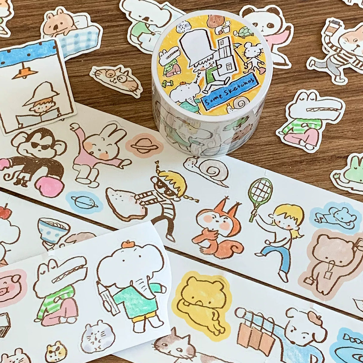 Molinta Cute Little Sketches Sticker Tape