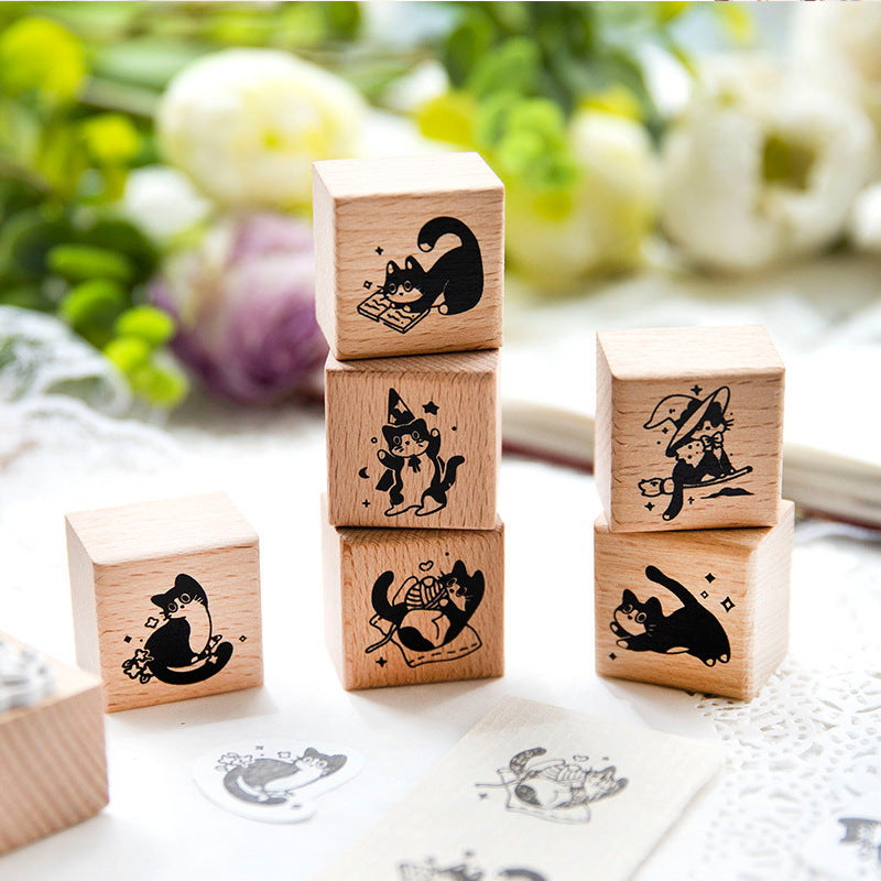 Magic Kitty Cat Stamp
