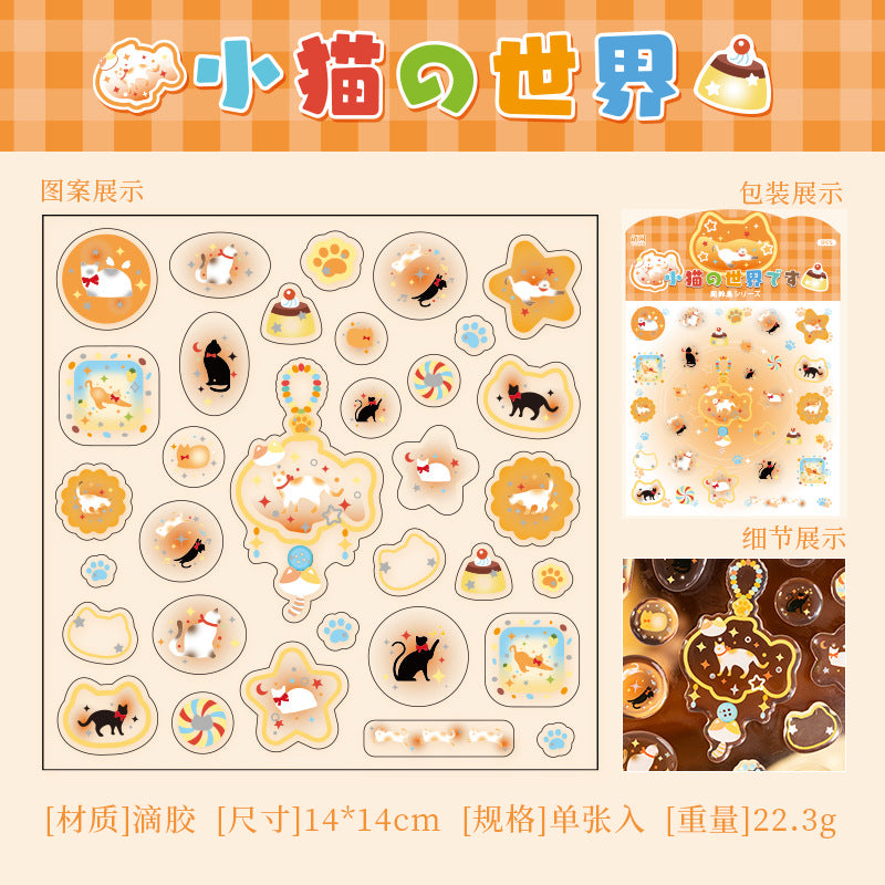 Wonderland 3D Sticker Series