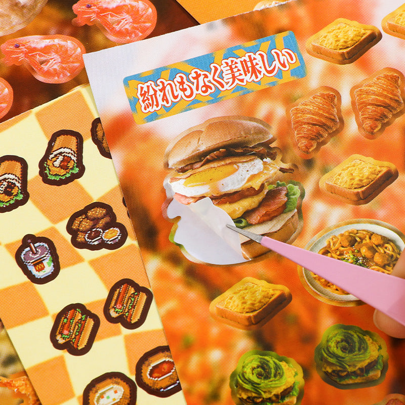 Delicious Collection Retro Sticker Book