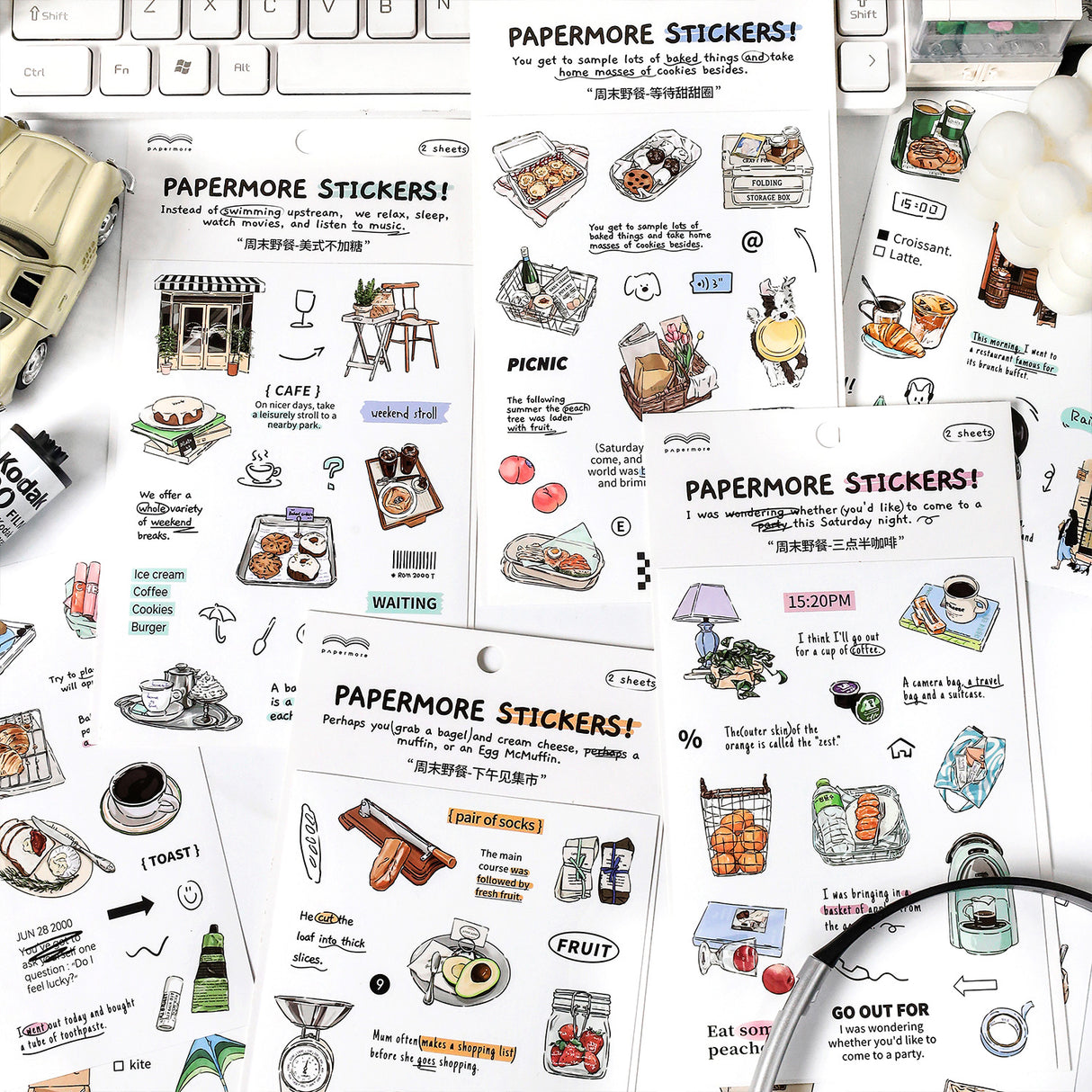 Weekend Picnic Sticker Sheet