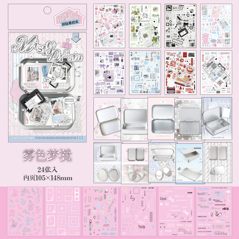 Scrapbooking Box Sticker Book Series