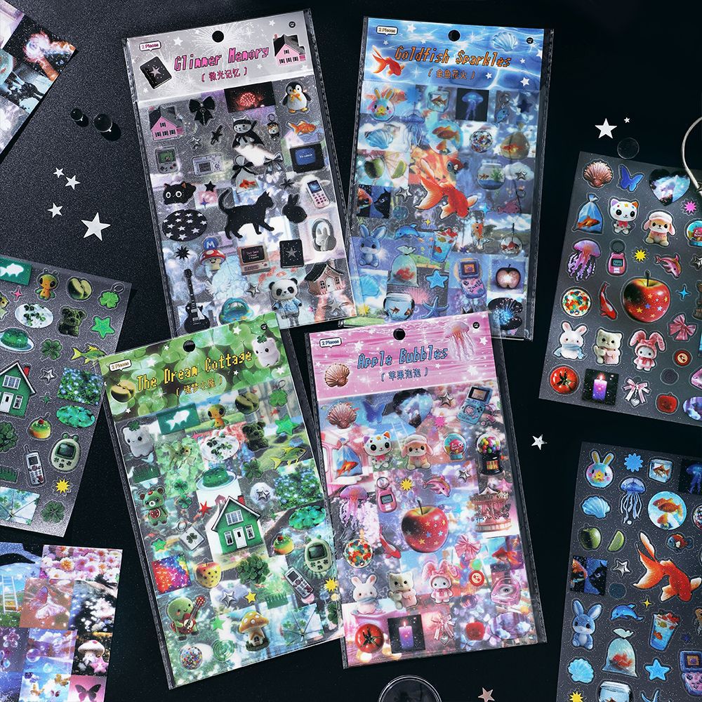 Old Dream Glitter Sticker Sheet