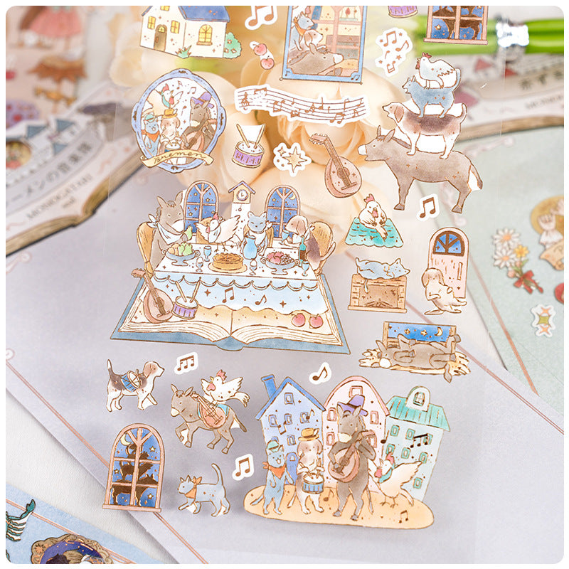 Fairy Tail Gold Foil Sticker Sheet