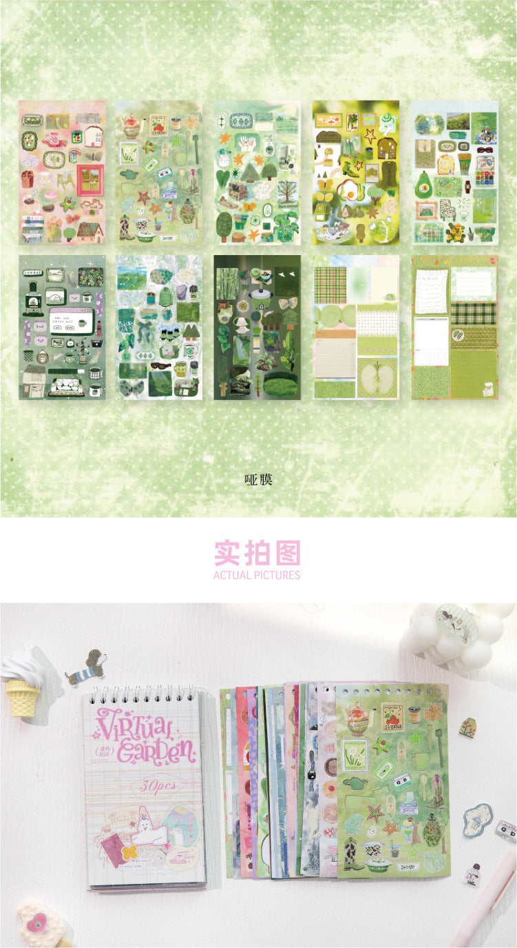 Virtual Garden Sticker Book