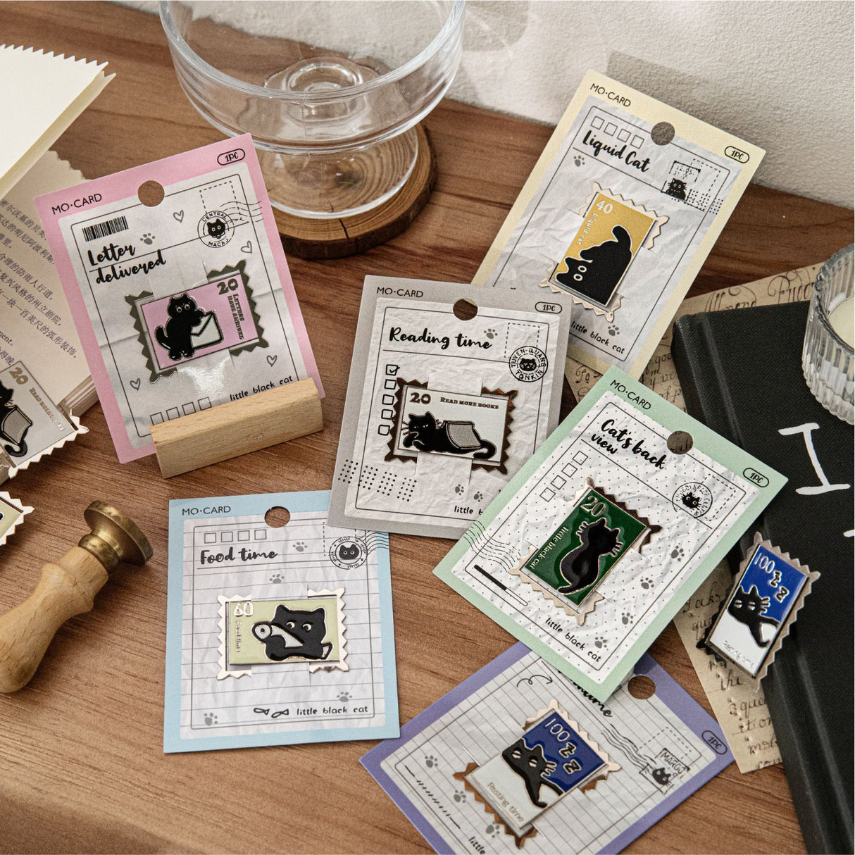 Kitten's Reminder Metal Bookmarks
