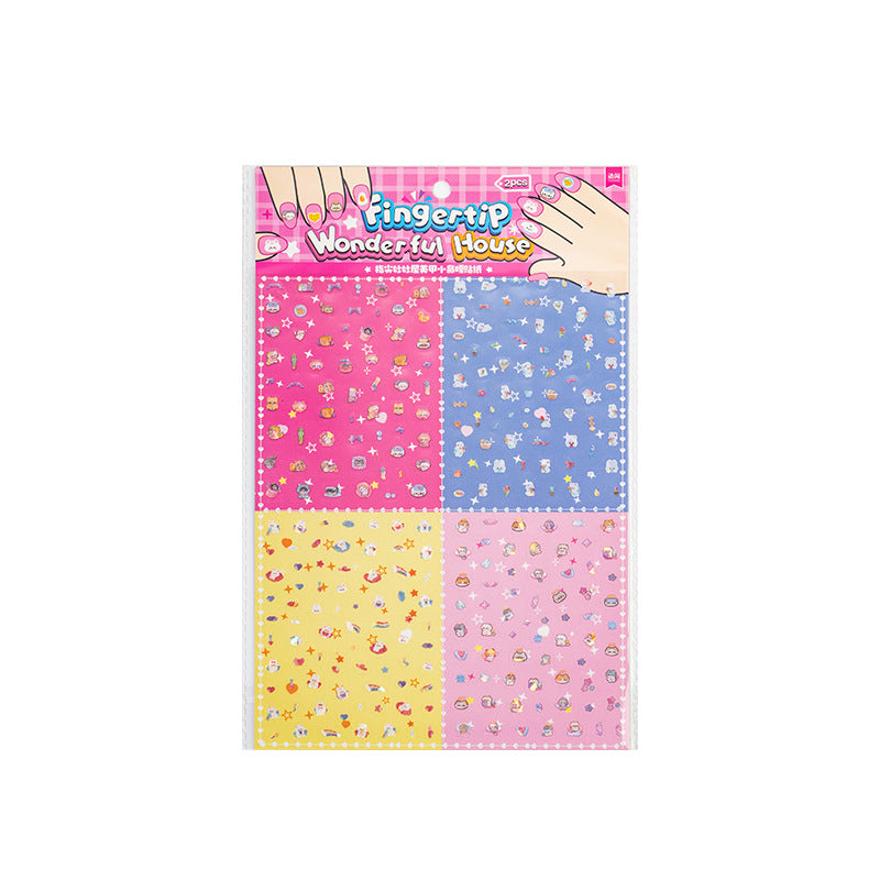 Adorable Creatures PET Nail Sticker Sheet