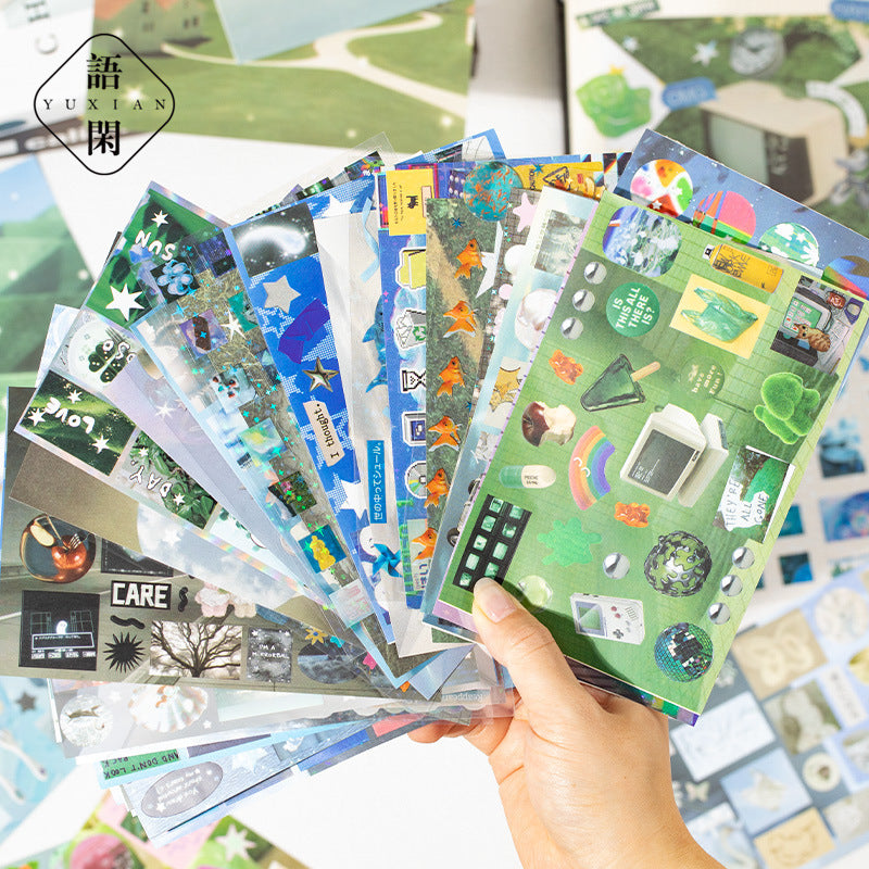 Evening Drowse 72 pages Functional Sticker Book