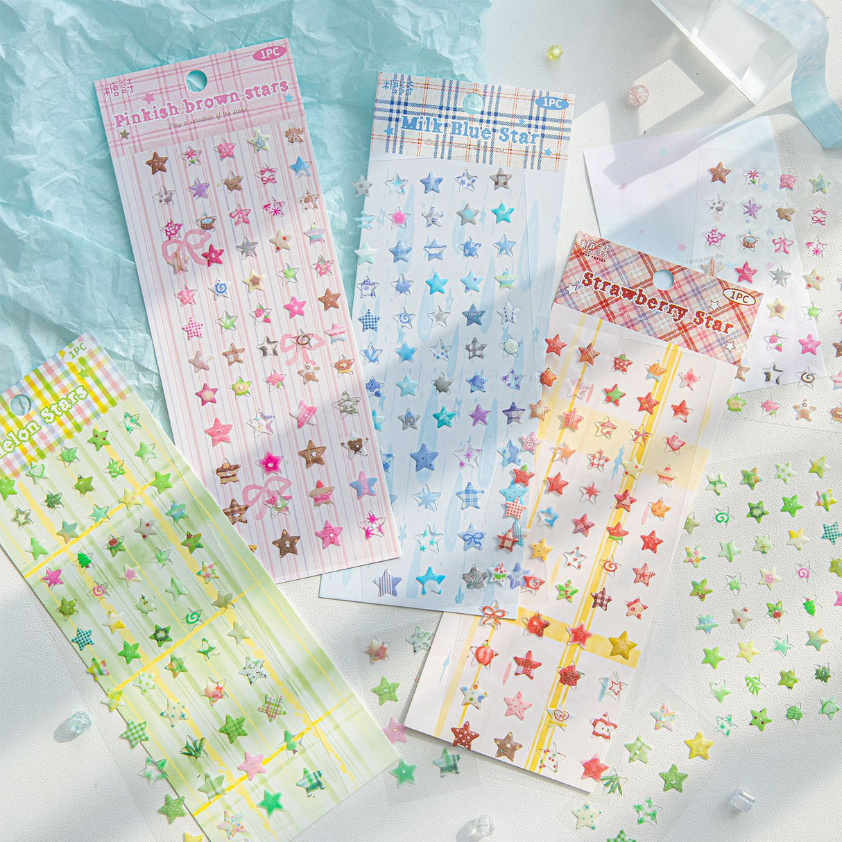 Spring Star 3D Sticker