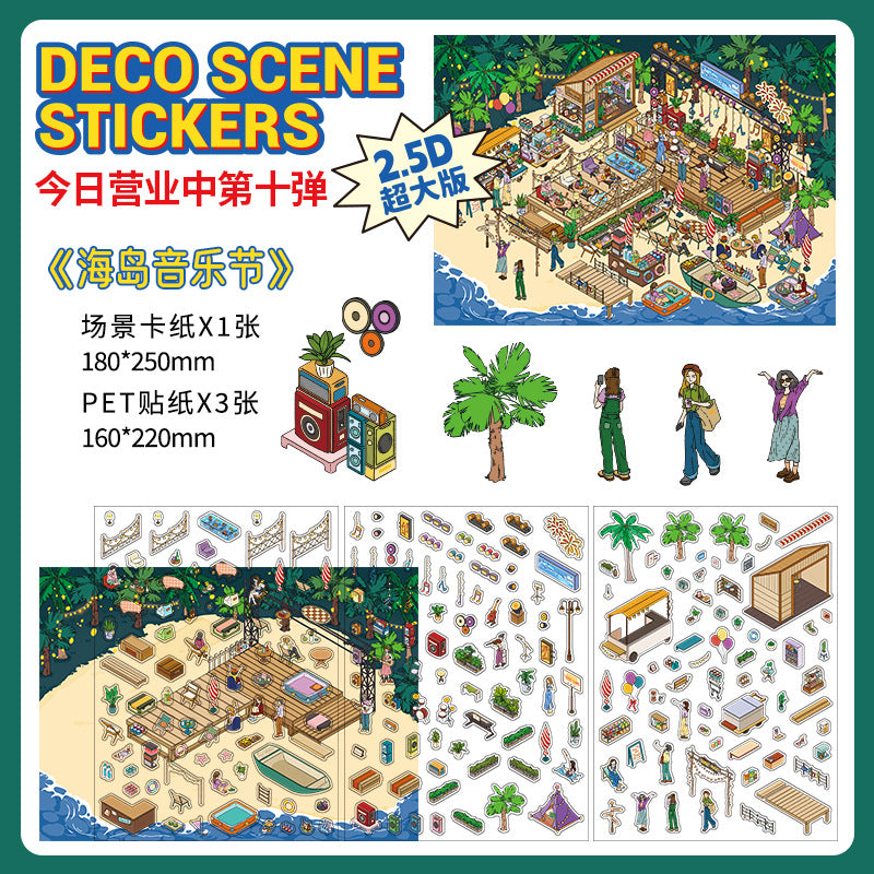 Opening Today Vol.10 Scene Sticker Sheet