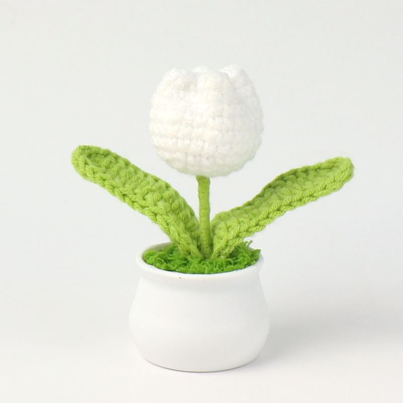 Rejoyce Handmade Crochet Potted Tulip