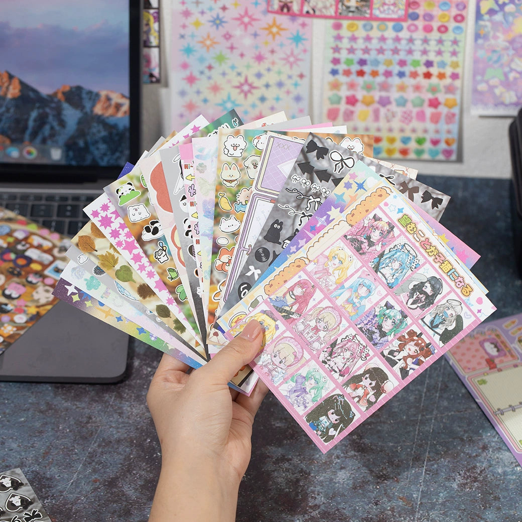 5 in 1 All Styles Retro Sticker Book