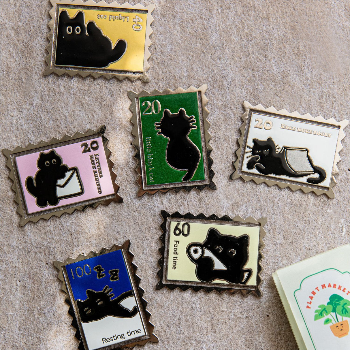 Kitten's Reminder Metal Bookmarks