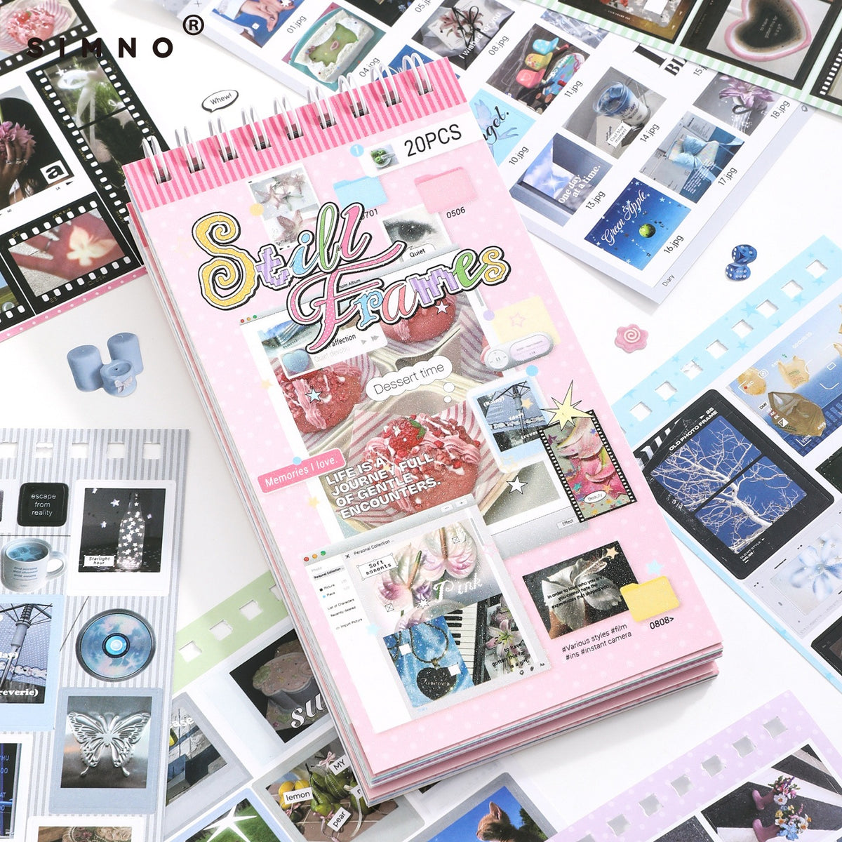 Paragraph Diary Aesthetic Sticker Book