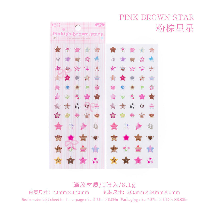 Spring Star 3D Sticker