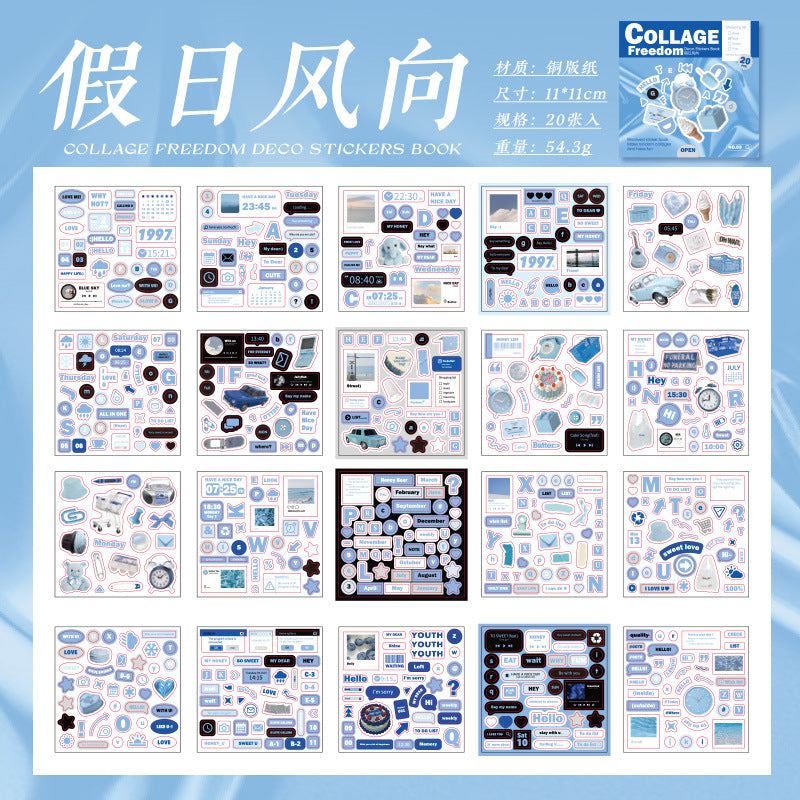 600pcs INS Style Deco Sticker Book