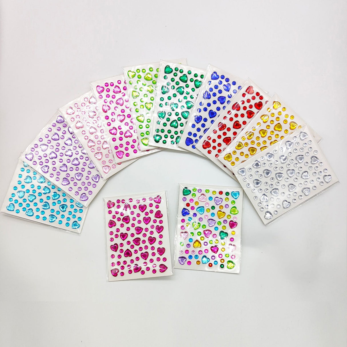 Heart Deco 3D Sticker Sheet Set