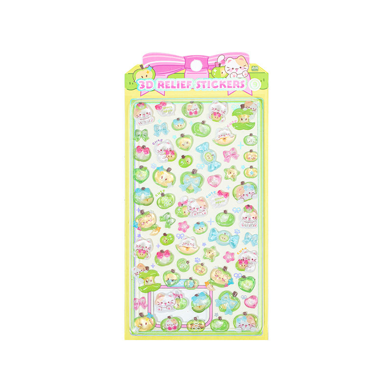 Candy Party 3D Sticker Sheet