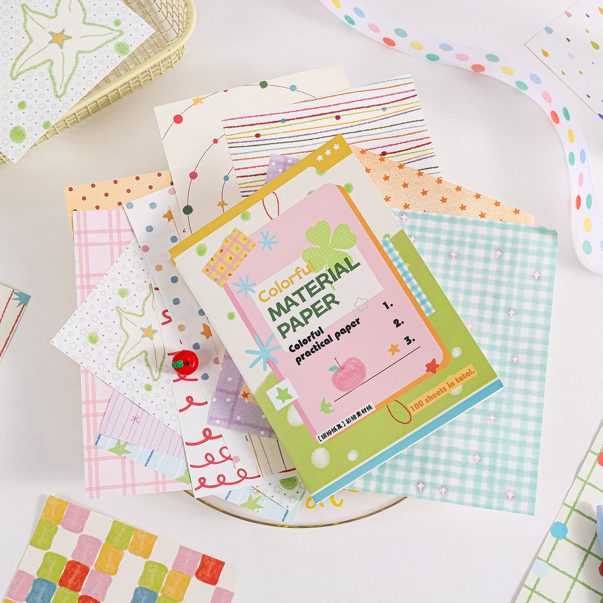 Aesthetic Background Journaling Material Paper