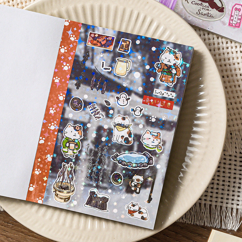 Kitty Diary M5 Retro Sticker Book