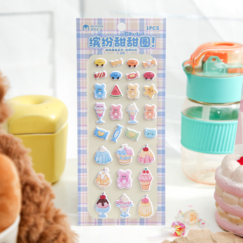 Sweet Shop Puffy Sticker Sheet