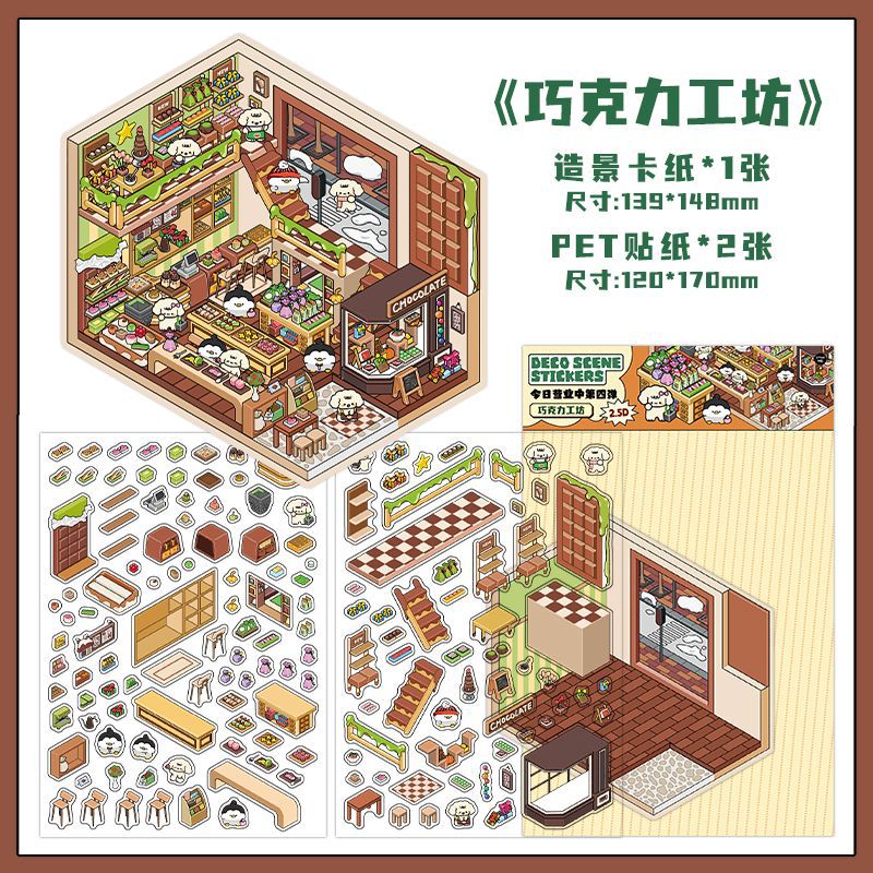 Opening Today Vol.4 Scene Sticker Sheet