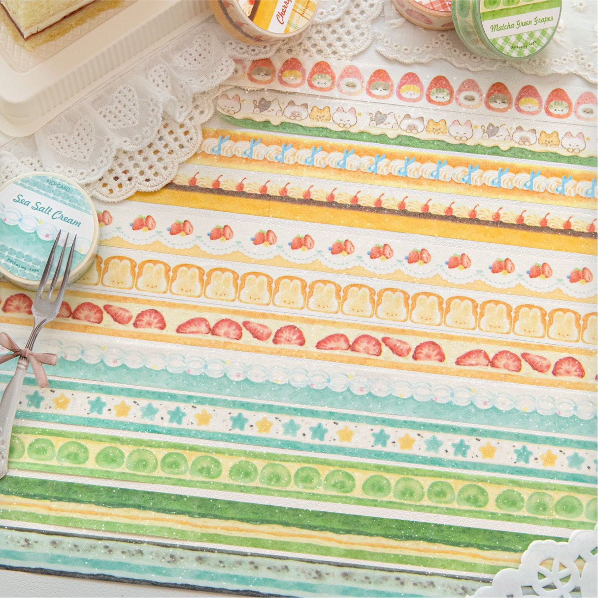Cake Shop Glitter Sticker Tape