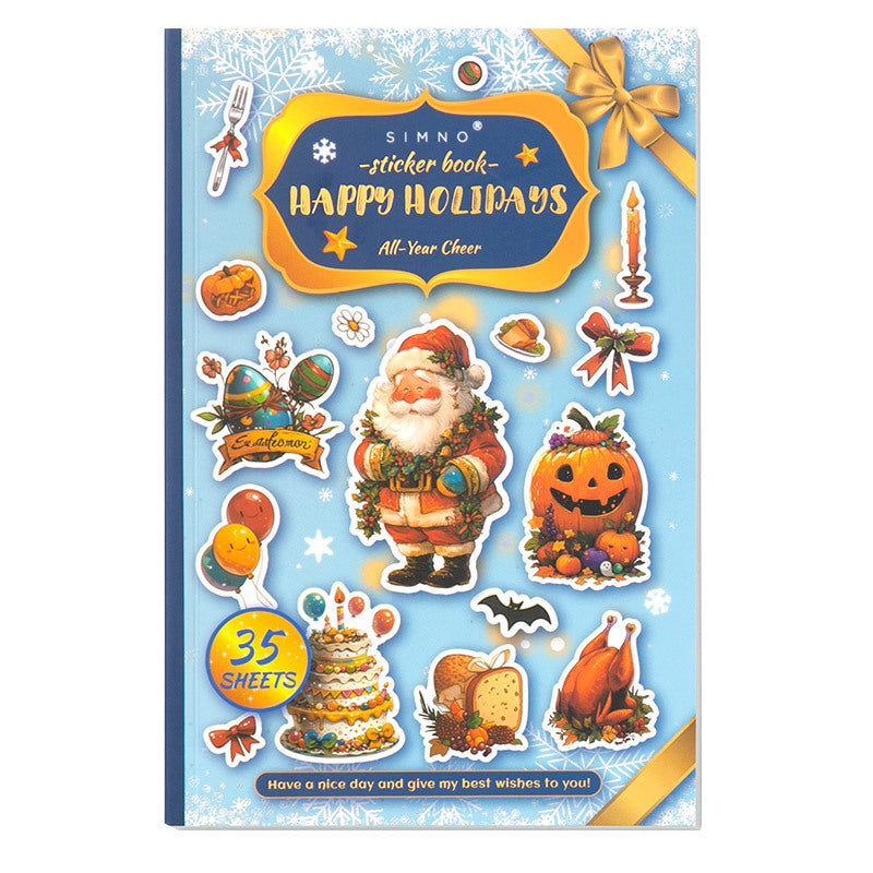 Happy Holiday Sticker Book