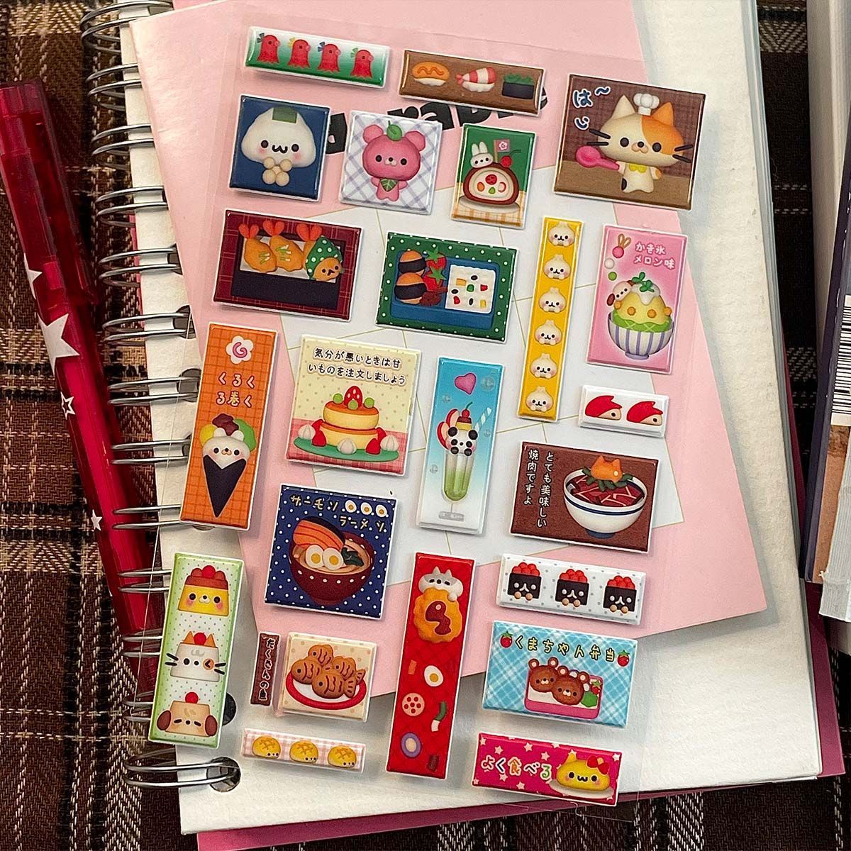 Retro Photoframe Puffy Sticker Sheet