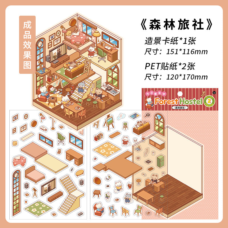 Opening Today Vol.2 Scene Sticker Sheet