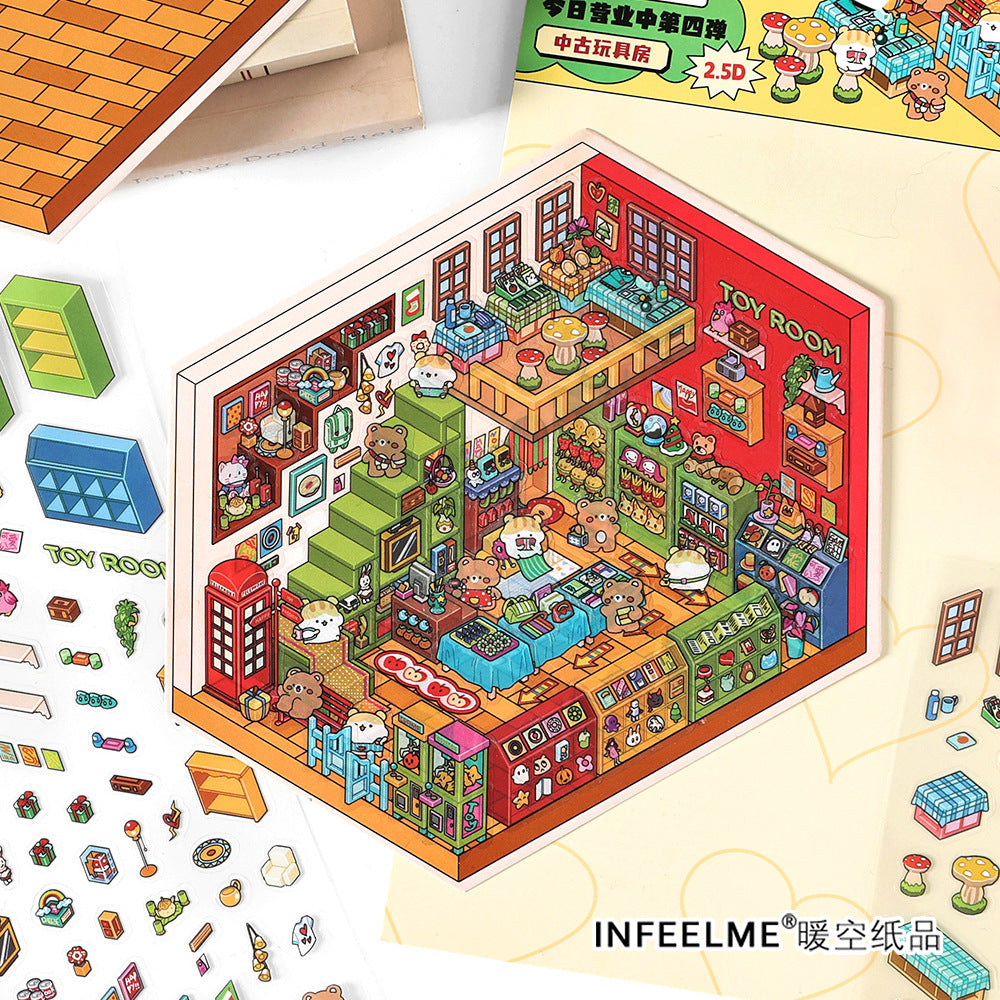 Opening Today Vol.4 Scene Sticker Sheet