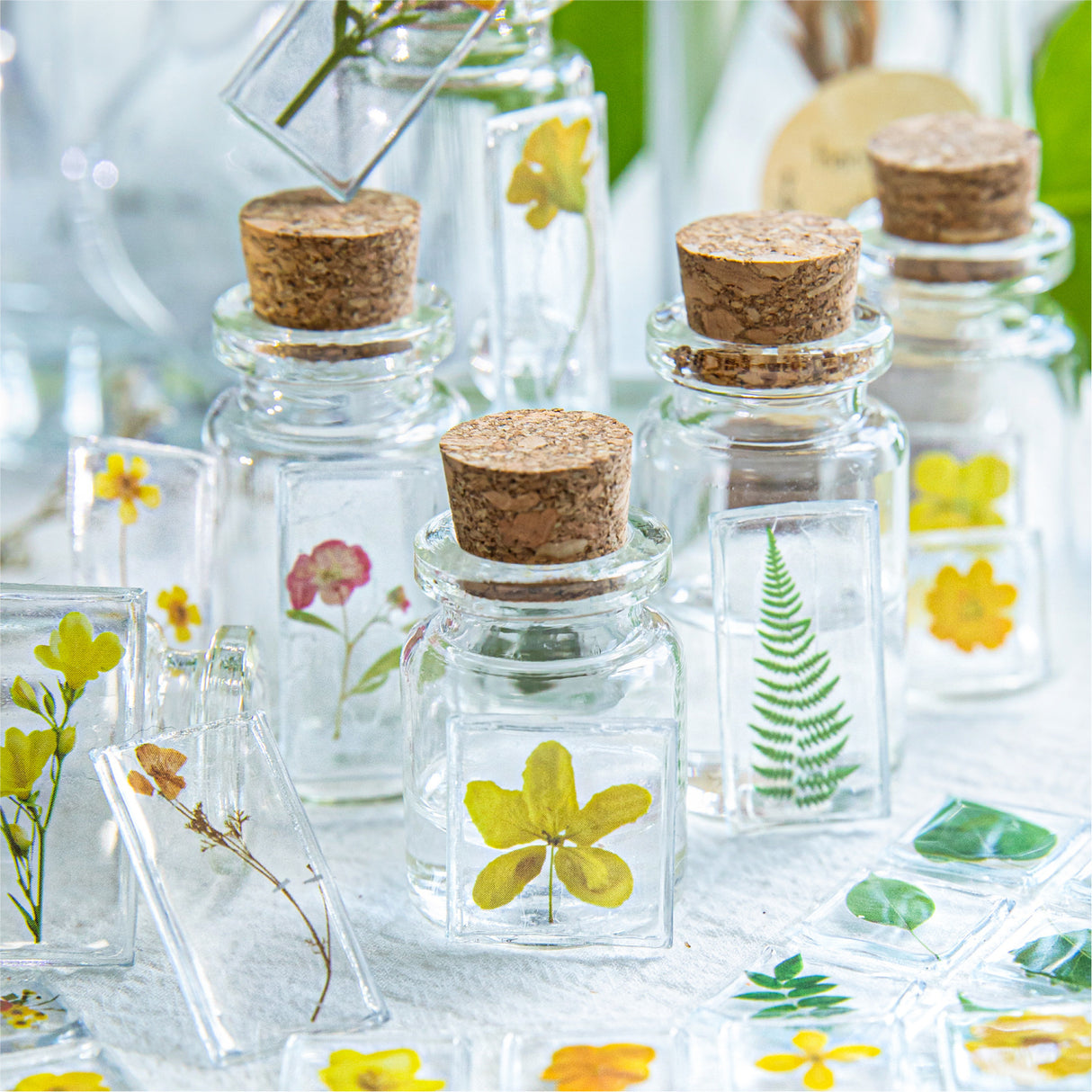 Dry Flower 3D Sticker Sheet