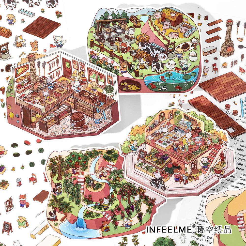 Opening Today Vol.3 Scene Sticker Sheet