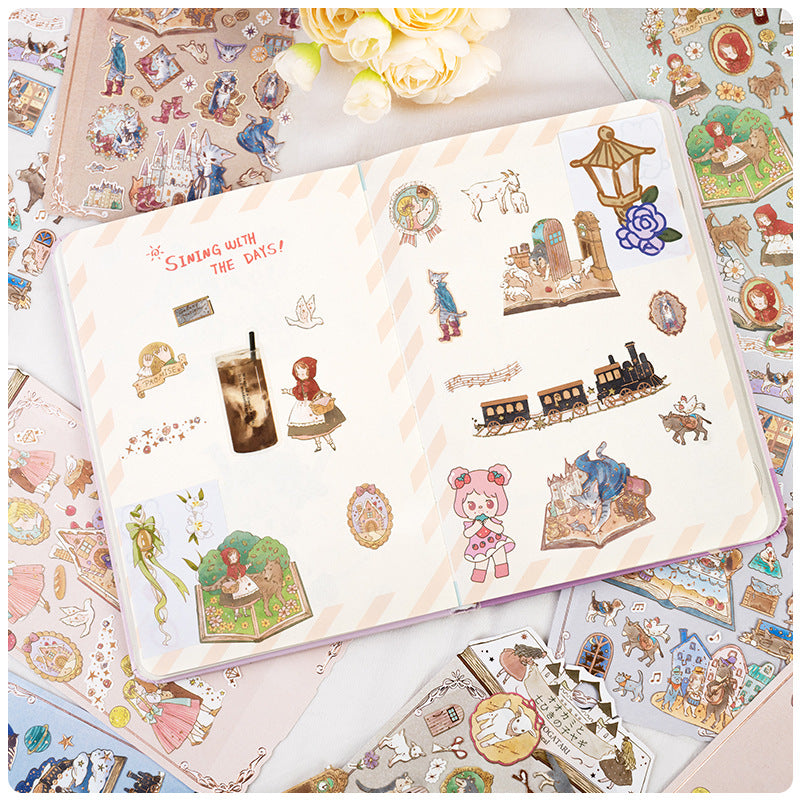 Fairy Tail Gold Foil Sticker Sheet