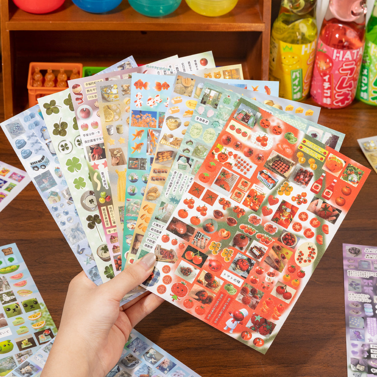 A5 Size Retro Sticker Book