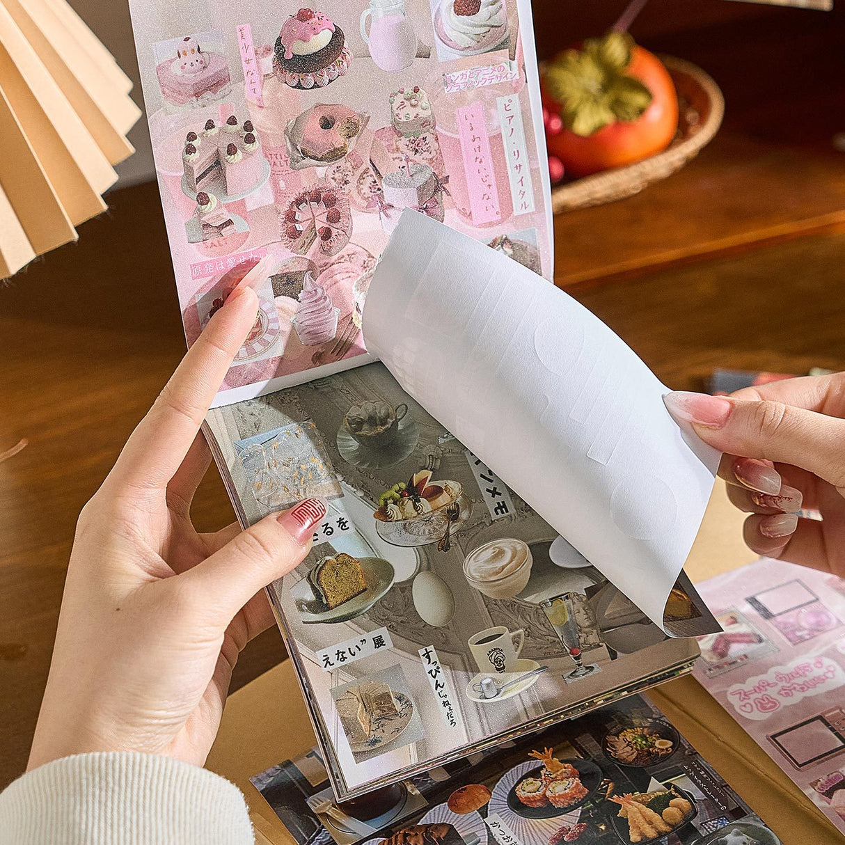 650pcs Retro Foods Sticker Book Series 2