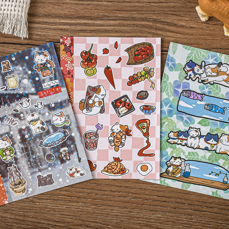 Kitty Diary M5 Retro Sticker Book