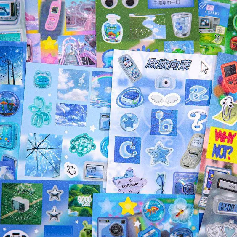 Century Dreamcore Glitter Sticker Book